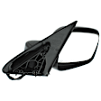 2004 Jeep Liberty - Driver and Passenger Side Mirror, Power Adjust, Heated, Textured Black, Manual Folding, No Signal Light, No Blind Spot Feature, Without Memory Recall, No Puddle Light, No Auto-Dimming