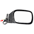 Driver and Passenger Side Mirrors, Power Adjust, Manual Folding, Heated, Textured Black, No Signal Light, No Memory, No Puddle Light, No Auto-Dimming, No Blind Spot Feature