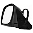 Driver and Passenger Side Mirrors, Power Adjust, Manual Folding, Non-Heated, Textured Black, No Signal Light, No Memory, No Puddle Light, No Auto-Dimming, No Blind Spot Feature