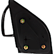 2009 Jeep Compass - Driver and Passenger Side Mirror, Manual Adjust, Non-Heated, Textured Black, Manual Folding, No Signal Light, No Blind Spot Feature, Without Memory Recall, No Puddle Light, No Auto-Dimming