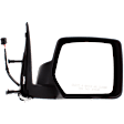 Driver and Passenger Side Mirrors, Power Adjust, Manual Folding, Non-Heated, Textured Black, No Signal Light, No Memory, No Puddle Light, No Auto-Dimming, No Blind Spot Feature