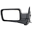 Driver and Passenger Side Mirrors, Power Adjust, Manual Folding, Heated, Textured Black, No Signal Light, With memory, No Puddle Light, No Auto-Dimming, No Blind Spot Feature