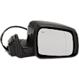 Driver and Passenger Side Mirror, Power Adjust, Heated, Power Folding, Paintable, In-housing Signal Light, No Memory, No Puddle Light, No Auto-Dim, No Blind Spot Feature