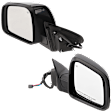 Driver and Passenger Side Mirror, Power Adjust, Heated, Manual Folding, Paintable, No Signal Light, No Memory, No Puddle Light, No Auto-Dim, No Blind Spot Feature