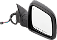 Driver and Passenger Side Mirror, Power Adjust, Heated, Manual Folding, Paintable, No Signal Light, No Memory, No Puddle Light, No Auto-Dim, No Blind Spot Feature