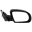 Driver and Passenger Side Mirror, Power Adjust, Non-Heated, Manual Folding, Textured Black, No Signal Light, No Memory, No Puddle Light, No Auto-Dim, No Blind Spot Feature