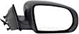 Driver and Passenger Side Mirror, Power Adjust, Heated, Manual Folding, Paintable, In-housing Signal Light, With Memory, With Puddle Light, No Auto-Dim, No Blind Spot Feature