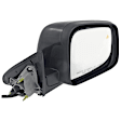 Driver and Passenger Side Mirrors, Power Adjust, Manual Folding, Heated, Paintable, In-housing Signal Light, With memory, No Puddle Light, No Auto-Dimming, With Blind Spot Detection in Glass