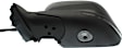 Driver and Passenger Side Mirror, Power Adjust, Heated, Manual Folding, Paintable, In-housing Signal Light, No Memory, With Puddle Light, No Auto-Dim, No Blind Spot Feature