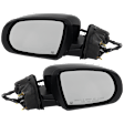 Driver and Passenger Side Mirror, Power Adjust, Heated, Manual Folding, Paintable, No Signal Light, With Memory, No Puddle Light, No Auto-Dim, No Blind Spot Feature