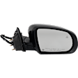 Driver and Passenger Side Mirror, Power Adjust, Heated, Manual Folding, Paintable, No Signal Light, No Memory, No Puddle Light, No Auto-Dim, With Blind Spot Detection in Glass