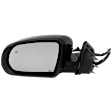 Driver and Passenger Side Mirror, Power Adjust, Heated, Manual Folding, Paintable, In-housing Signal Light, No Memory, No Puddle Light, No Auto-Dim, With Blind Spot Detection in Glass