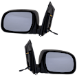 Driver and Passenger Side Mirror, Power Adjust, Heated, Manual Folding, Paintable, In-housing Signal Light, No Memory, No Puddle Light, No Auto-Dim, No Blind Spot Feature