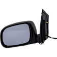 Driver and Passenger Side Mirror, Power Adjust, Heated, Manual Folding, Paintable, In-housing Signal Light, No Memory, No Puddle Light, No Auto-Dim, No Blind Spot Feature