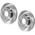 2011 Kia Soul - Front Brake Disc, Natural Finish, Plain Surface, Vented, 5 Lugs, 279.91 mm, 280mm Disc, 2.0L 4Cyl