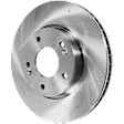 2011 Kia Soul - Front Brake Disc, Natural Finish, Plain Surface, Vented, 5 Lugs, 279.91 mm, 280mm Disc, 2.0L 4Cyl