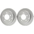 Rear Brake Disc, G-Coated, Plain Surface, Solid, 5 Lugs, 261.87 mm