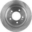 Front and Rear Brake Disc, Plain Surface, 5 Lugs, Front-299.97 mm/Rear-284 mm, For Models With Electronic Parking Brake, Pro-Line Series