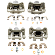 Front and Rear Brake Caliper, 4-Wheel Set