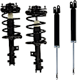 Front and Rear, Driver and Passenger Side Shock and Fully Loaded Strut