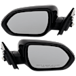Driver and Passenger Side Mirrors, Power Adjust, Manual Folding, Heated, Paintable, In-housing Signal Light, No Memory, No Puddle Light, No Auto-Dimming, No Blind Spot Feature