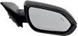 Driver and Passenger Side Mirrors, Power Adjust, Manual Folding, Heated, Paintable, In-housing Signal Light, No Memory, No Puddle Light, No Auto-Dimming, With Blind Spot Detection in Glass