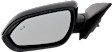 Driver and Passenger Side Mirrors, Power Adjust, Manual Folding, Heated, Paintable, In-housing Signal Light, No Memory, No Puddle Light, No Auto-Dimming, With Blind Spot Detection in Glass