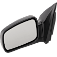 Driver and Passenger Side Mirror, Power Adjust, Heated, Manual Folding, Textured Black, No Signal Light, No Memory, No Puddle Light, No Auto-Dim, No Blind Spot Feature