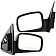 Driver and Passenger Side Mirror, Power Adjust, Heated, Manual Folding, Paintable, No Signal Light, No Memory, No Puddle Light, No Auto-Dim, No Blind Spot Feature