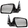 Driver and Passenger Side Mirrors, Power Adjust, Manual Folding, Non-Heated, Paintable, No Signal Light, No Memory, No Puddle Light, No Auto-Dimming, No Blind Spot Feature