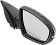 Driver and Passenger Side Mirror, Power Adjust, Heated, Power Folding, Paintable, In-housing Signal Light, No Memory, No Puddle Light, No Auto-Dim, No Blind Spot Feature