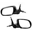 Driver and Passenger Side Mirror, Manual Adjust, Non-Heated, Manual Folding, Paintable, No Signal Light, No Memory, No Puddle Light, No Auto-Dim, No Blind Spot Feature
