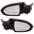 Driver and Passenger Side Mirror, Power Adjust, Non-Heated, Manual Folding, Paintable, No Signal Light, No Memory, No Puddle Light, No Auto-Dim, No Blind Spot Feature