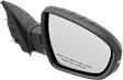 Driver and Passenger Side Mirrors, Power Adjust, Manual Folding, Non-Heated, Paintable, In-housing Signal Light, No Memory, No Puddle Light, No Auto-Dimming, No Blind Spot Feature