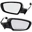 Driver and Passenger Side Mirrors, Power Adjust, Manual Folding, Heated, Paintable, In-housing Signal Light, No Memory, No Puddle Light, No Auto-Dimming, No Blind Spot Feature, Sedan