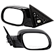 Driver and Passenger Side Mirrors, Power Adjust, Manual Folding, Non-Heated, Paintable, In-housing Signal Light, No Memory, No Puddle Light, No Auto-Dimming, No Blind Spot Feature
