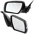 Driver and Passenger Side Mirrors, Power Adjust, Manual Folding, Heated, Paintable, In-housing Signal Light, No Memory, No Puddle Light, No Auto-Dimming, No Blind Spot Feature