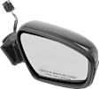 Driver and Passenger Side Mirrors, Power Adjust, Manual Folding, Heated, Paintable, No Signal Light, No Memory, No Puddle Light, No Auto-Dimming, No Blind Spot Feature