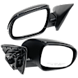 Driver and Passenger Side Mirrors, Power Adjust, Manual Folding, Heated, Paintable, In-housing Signal Light, No Memory, No Puddle Light, No Auto-Dimming, No Blind Spot Feature