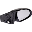 Driver and Passenger Side Mirror, Power Adjust, Heated, Power Folding, Paintable, In-housing Signal Light, Without Memory Recall, No Puddle Light, No Auto-Dimming, No Blind Spot Feature