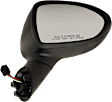 Driver and Passenger Side Mirrors, Power Adjust, Manual Folding, Heated, Paintable, No Signal Light, With memory, No Puddle Light, No Auto-Dimming, No Blind Spot Feature
