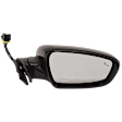 Driver and Passenger Side Mirrors, Power Adjust, Power Folding, Heated, Paintable, In-housing Signal Light, No Memory, With Puddle Light, No Auto-Dimming, With Blind Spot Detection in Glass