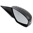 Driver and Passenger Side Mirror, Power Adjust, Heated, Manual Folding, Paintable, In-housing Signal Light, No Memory, No Puddle Light, No Auto-Dim, No Blind Spot Feature