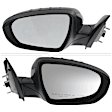 Driver and Passenger Side Mirror, Power Adjust, Heated, Power Folding, Paintable, In-housing Signal Light, No Memory, No Puddle Light, No Auto-Dim, No Blind Spot Feature
