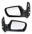 Driver and Passenger Side Mirrors, Power Adjust, Manual Folding, Non-Heated, Paintable, In-housing Signal Light, No Memory, No Puddle Light, No Auto-Dimming, No Blind Spot Feature