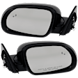 Driver and Passenger Side Mirror, Power Adjust, Non-Heated, Manual Folding, Paintable, No Signal Light, No Memory, No Puddle Light, No Auto-Dim, With Blind Spot Detection in Glass