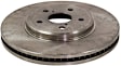 Front Brake Disc, Natural Finish, Plain Surface, Vented, 5 Lugs, 314.96 mm, 4.3L, 8Cyl
