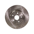 Front and Rear Brake Disc, 4-Wheel Set, Plain Surface, Vented, 5 Lugs