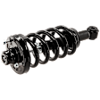 Rear, Driver and Passenger Side Fully Loaded Strut, Without Load Leveling Suspension