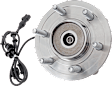 Front and Rear, Driver and Passenger Side Wheel Hub, 6 Lugs, With Bearing, With Sensor, 4WD